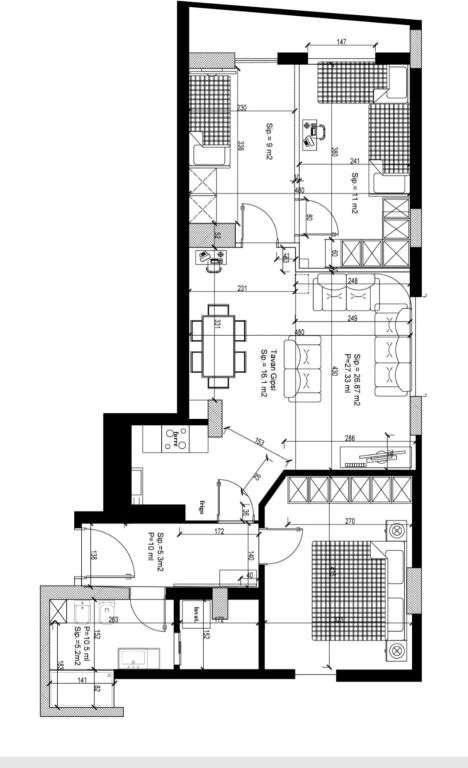 foto  🏡 Appartamento 3+1 Moderno Vicino al Centro – In Affitto 890 € /Mese Sup. Totale  100m2