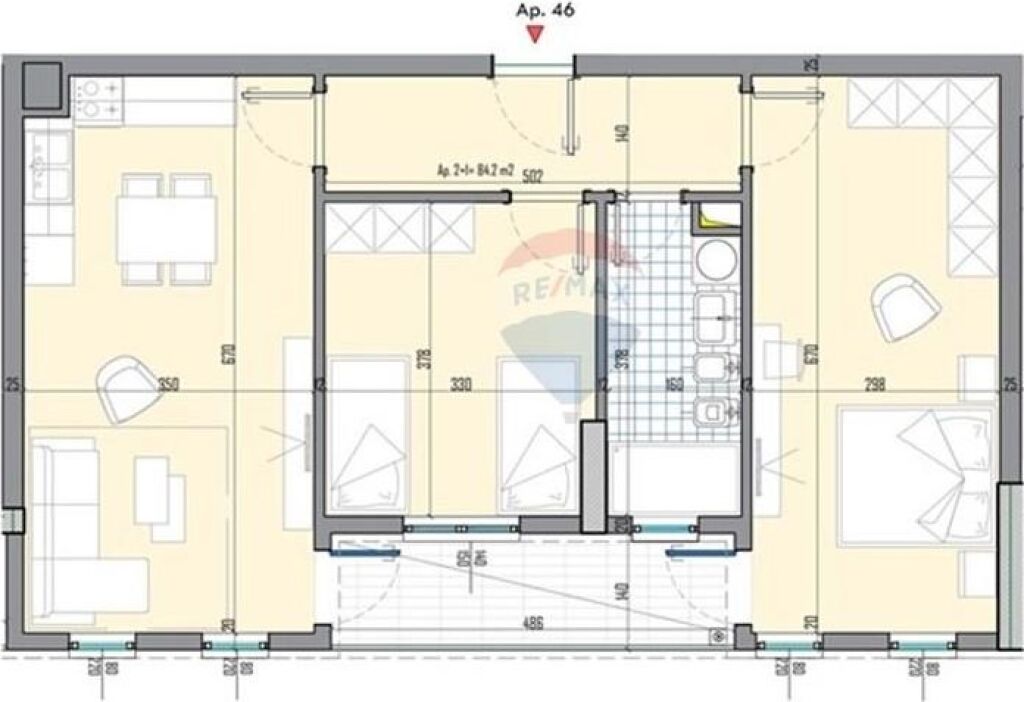 Apartament 2+1 për shitje "Univers City" ID: 530361001-2021
