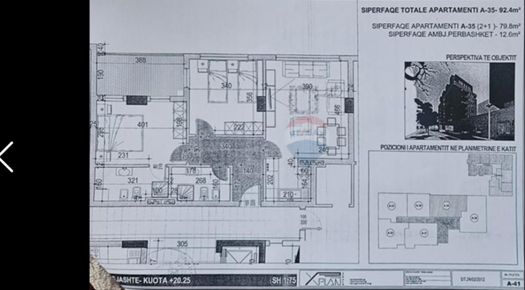 Apartament per shitje 2+1+2 ne Astir