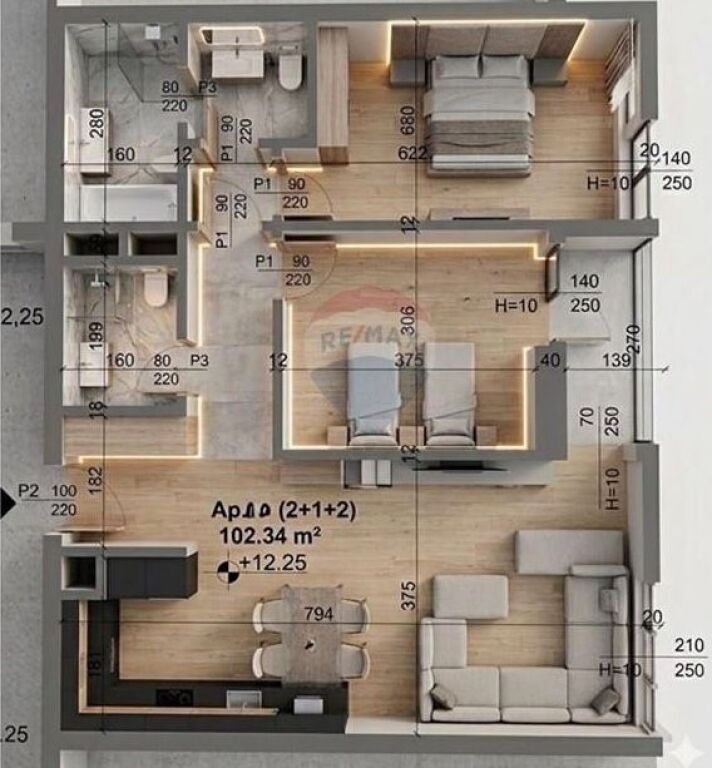 MEI's GARDEN, SHESIM APARTAMENT 2+1+2 ID: 530591004-26