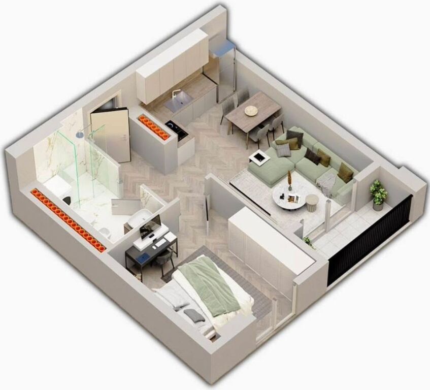 🏡 Appartamento 1+1 + Posto Auto in Vendita – Univers City