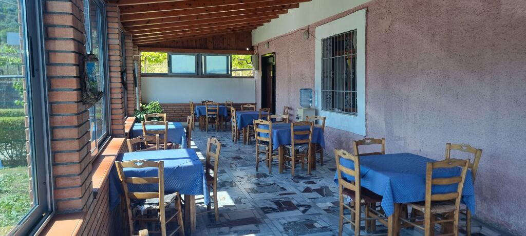 Bar-Cafe for sale on the national road Berat–Lushnjë, in the village of Syzes, by the main road.