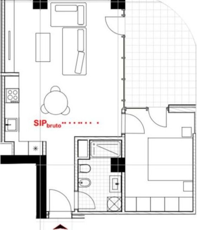 Appartamento 1+1 a River Park, Astir