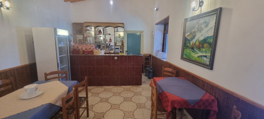 Bar-Cafe for sale on the national road Berat–Lushnjë, in the village of Syzes, by the main road.