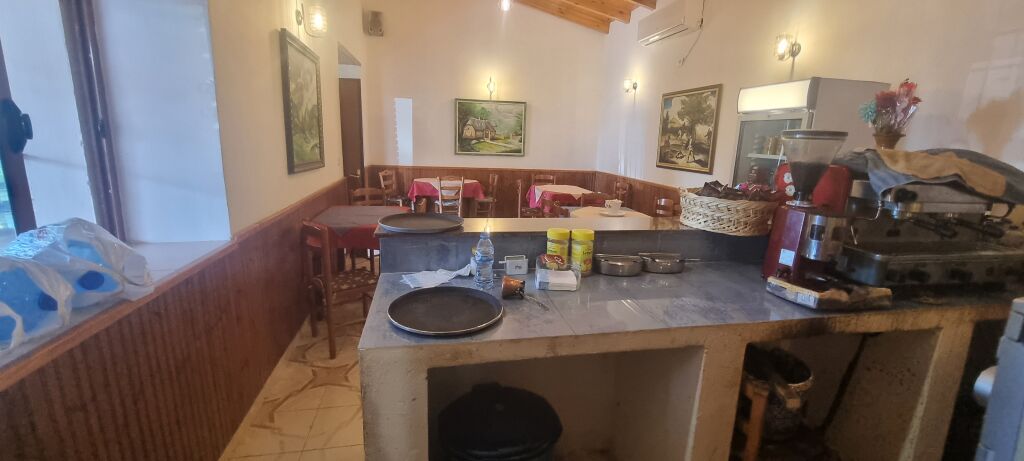 Bar-Cafe for sale on the national road Berat–Lushnjë, in the village of Syzes, by the main road.