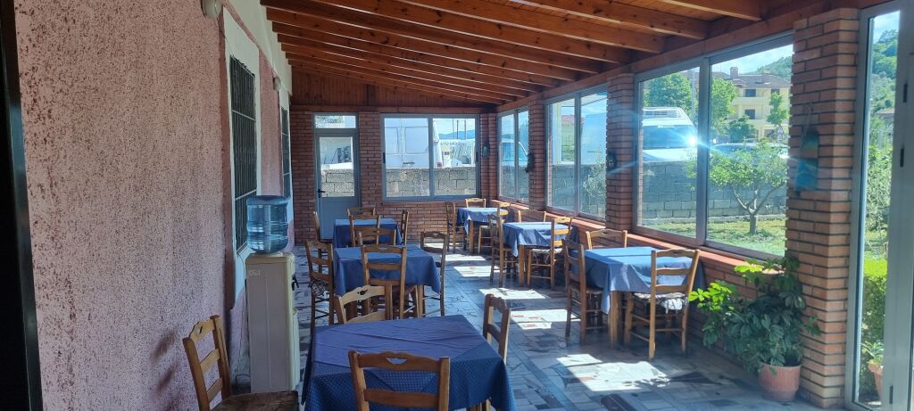 Bar-Cafe for sale on the national road Berat–Lushnjë, in the village of Syzes, by the main road.