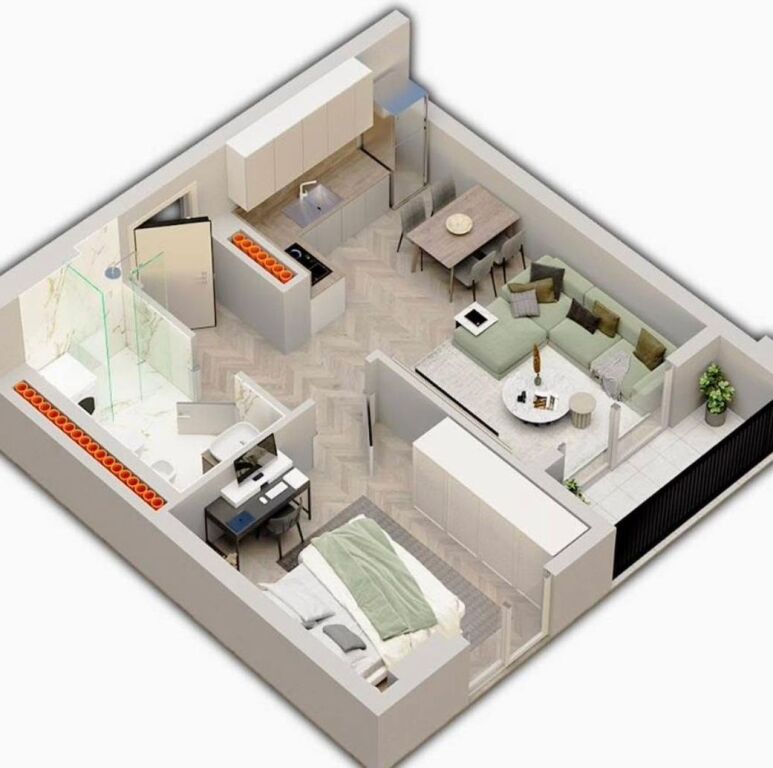 🏡 Shitet Apartament 1+1 + Post Parkimi – Univers City ✨