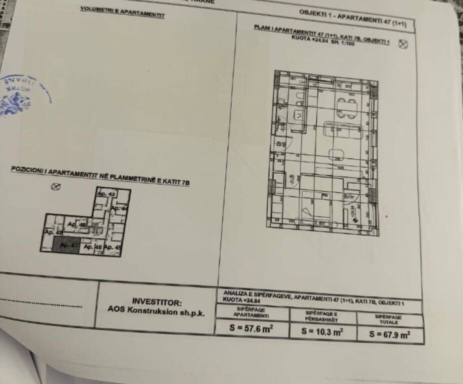 🏡 Apartment 1+1 for Sale – Astir (opposite Vila L)