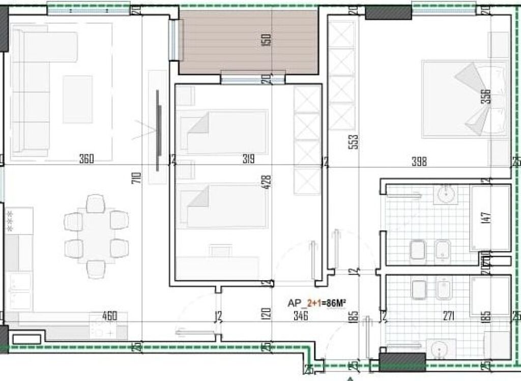 VENDESI APPARTAMENTO 2+1 – PRESSO Paion Residence