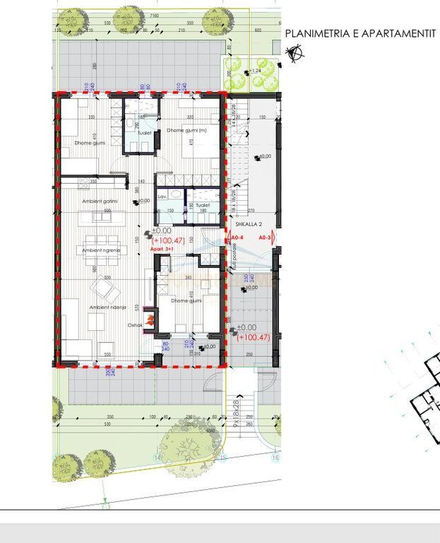 Shitet , Apartament 3+1+2 , Hekla Residence , Tirane .