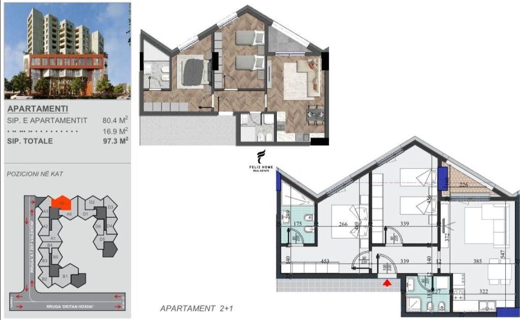 FOR SALE APARTMENT 2+1 LAPRAKE 170,000 EURO FH-72380
