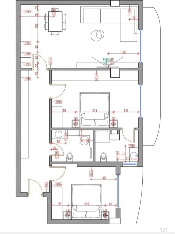 Shitje | Apartament 2 + 1 | Fresku | 125000 €
