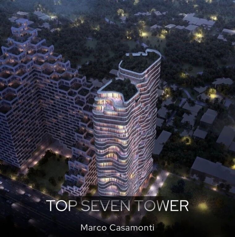 IN VENDITA: 2+1+1 con Deposito ||📍 Zogu i Zi (Top Seven Tower) - 260,000€ |🔥2000€/m²🔥 - Piano 9 - Sup. 129m² || Investimento Elitario nel Cuore di Tirana