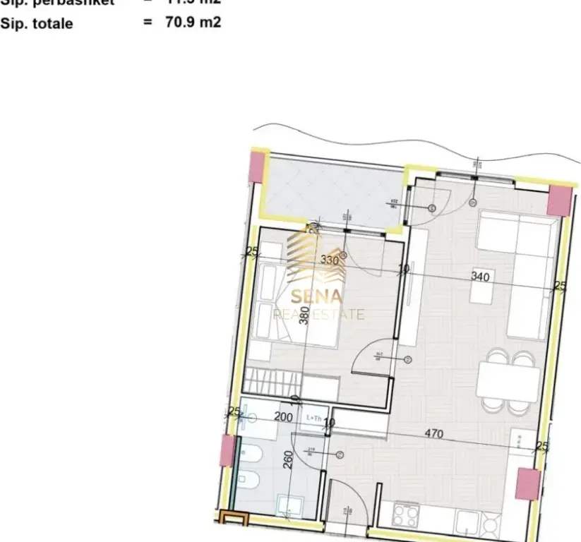 In vendita, Appartamento 1+1+BLK, Paskuqan – “Aluna” Residence, 88.600 Euro