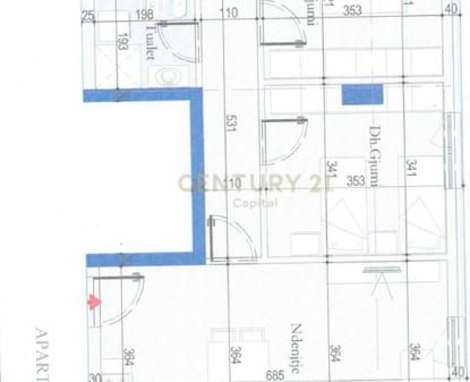 Shesim apartament 2+1+2 tek Tirana Entry!