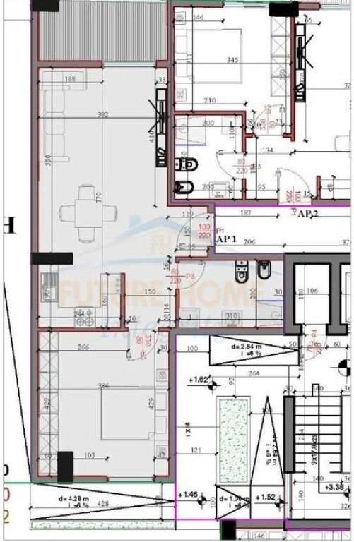 Shitet, Apartament 1+1, Rezidenca Kodra e Liqenit, Paskuqan, Tiranë.