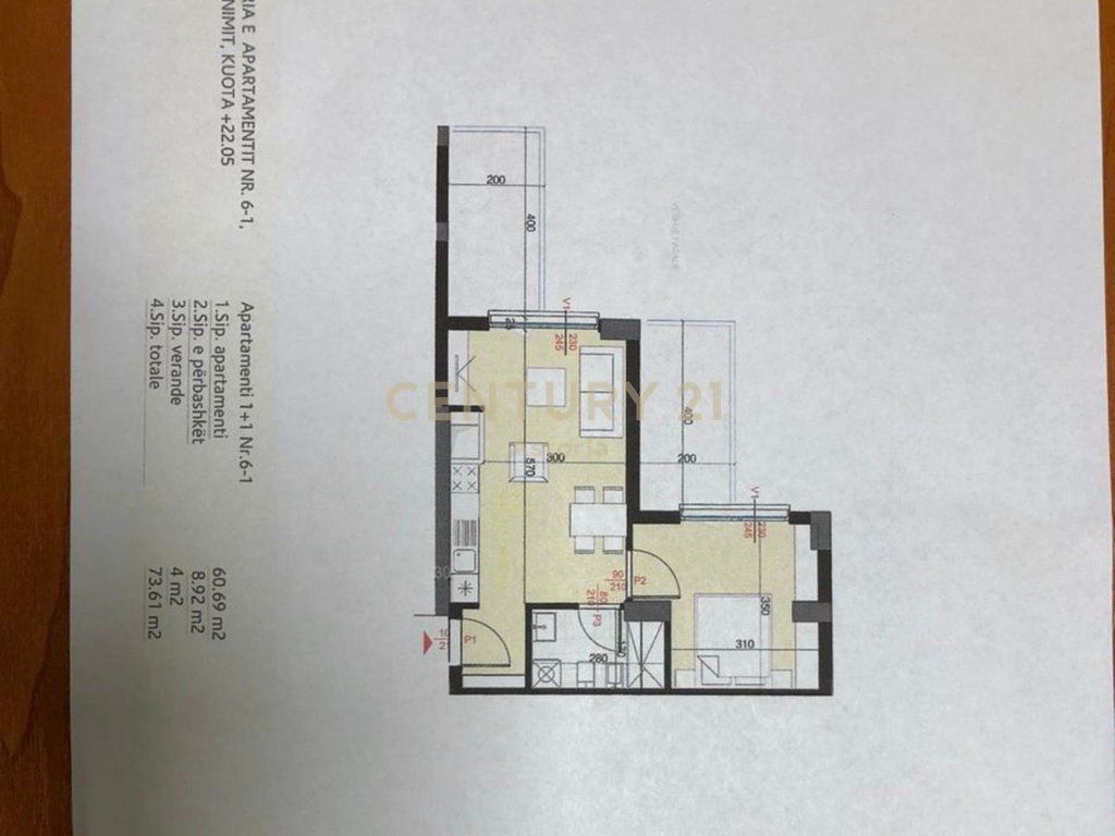 1+1 MODERN NË SHITJE TEK RRUGA E KOSOVARËVE 257,600 €