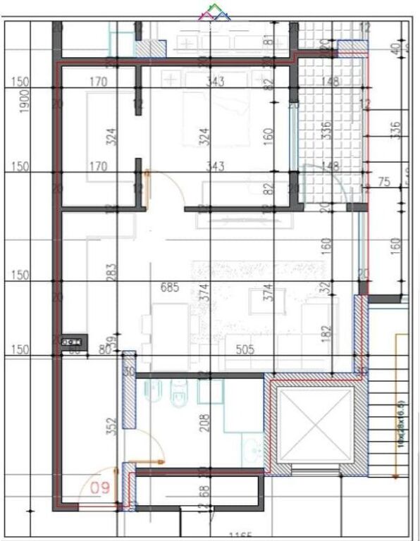 Appartamento in Vendita 1+1 a Paskuqan ( ID B110577) Tirana