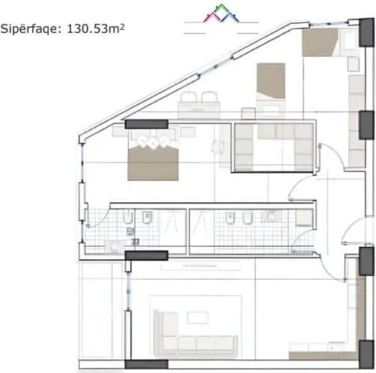 Appartamento In Vendita 2+1 A Paskuqan (ID B120855) Tirana