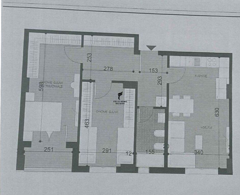 FOR SALE APARTMENT 2+1 KAMEZ 87,000 EURO FH-72756