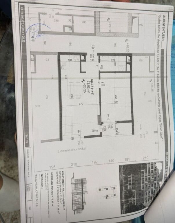 Shitet apartament 1+1+post parkimi ,ish FUSHA E AVIACIONIT
