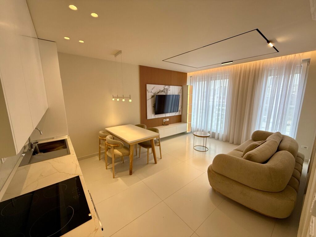 📣 SUPER RENT Apartment 2+1 📍 Near Beder University 🛣️ "Jordan Misja" Street ✨   🏢 New Building  🪜 8th Floor (With Elevator)  🛋️ Furnished With Modern Conditions  ✅ Never Lived In Before   💶 Price 75,000 Leke Per Month  🅿️ Parking Possibility With Extra Payment