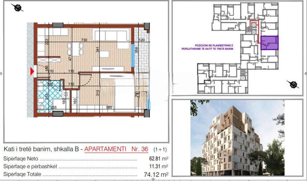 VIZION PLUS, SHESIM APARTAMENT 1+1