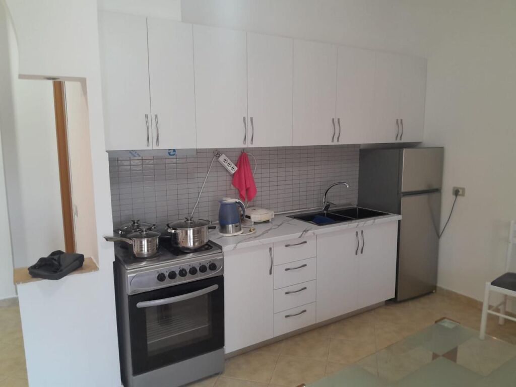 Sea View 1+1 Apartment for Long-Term Rent, Vlora Marina, Vlore Lungomare, first line