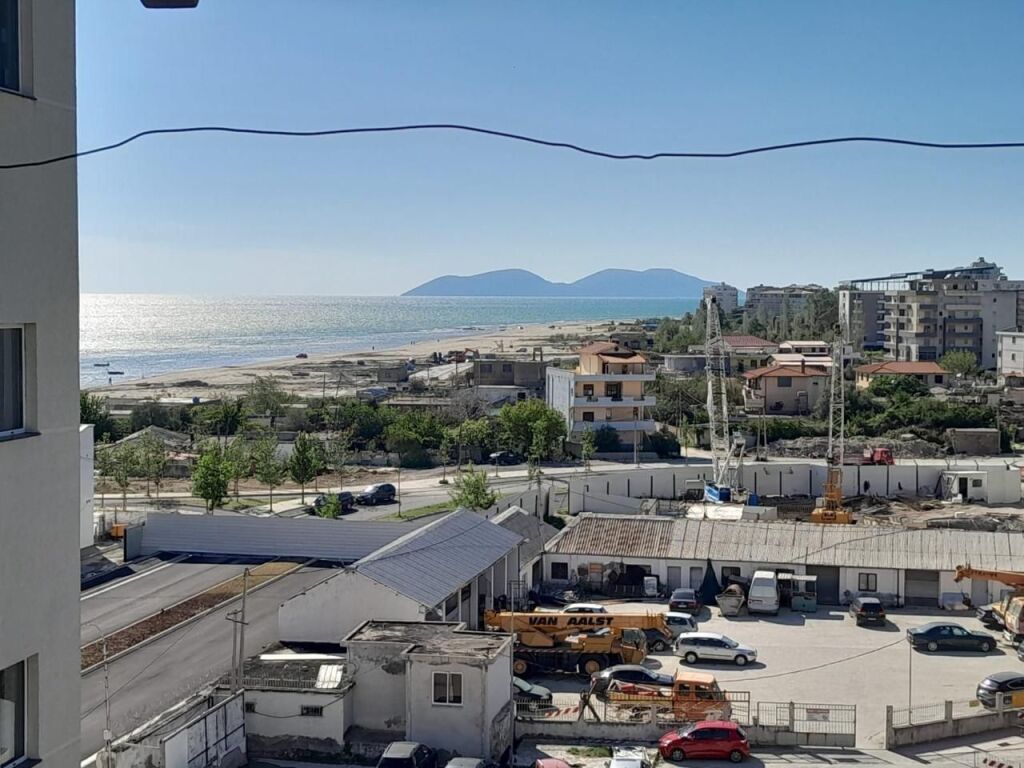 Sea View 1+1 Apartment for Long-Term Rent, Vlora Marina, Vlore Lungomare, first line