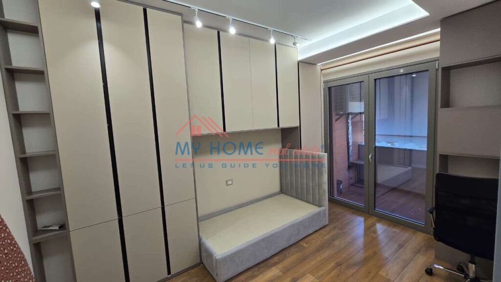 Apartment 2+1+2 Parking spaces for sale at Tower Bridge in Tirana