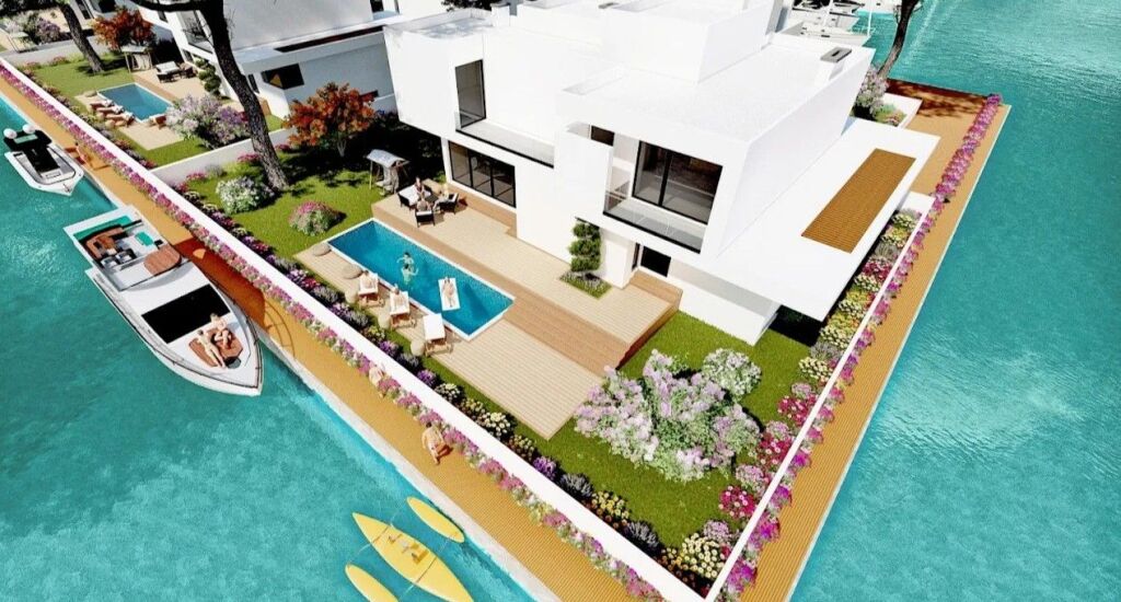 ▪️Shitet Vilë Individuale 2-kateshe te Turquoise Marina, Gjiri I Lalzit.
