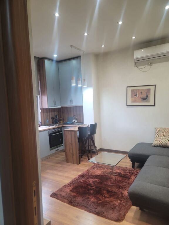 Apartamwnt 1+1 me qera tek 9 kateshet qender Tirane !