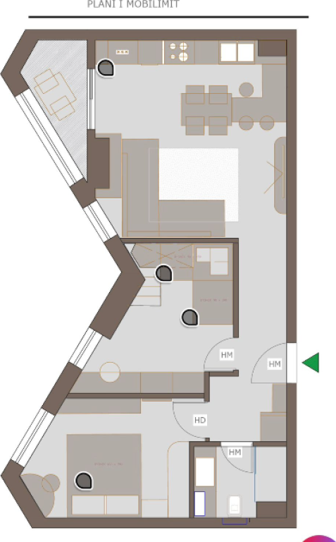 FOR SALE APARTMENT 2+1 – Colonnade Residence