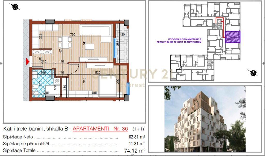 VIZION PLUS, SHESIM APARTAMENT 1+1