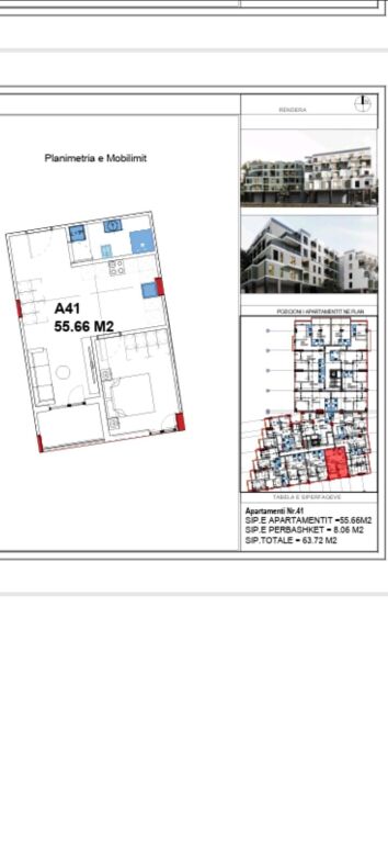 Prima Residence - Apartament 1+1+ Parkimi Per Shitje Golem / Durres
