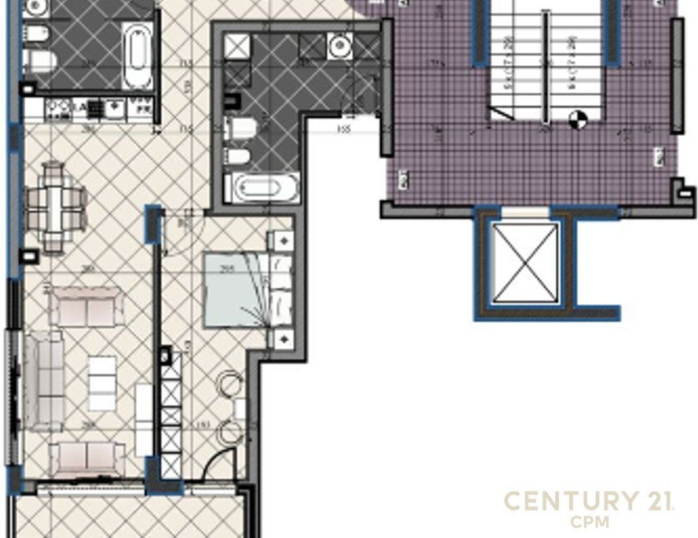 Apartament 1+1 në Shitje ngjitur me Rezidencen Kodra e Diellit