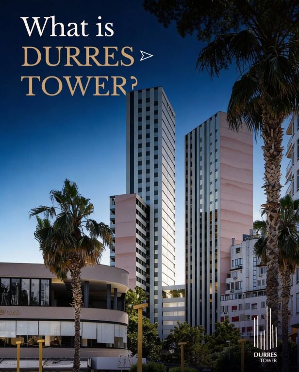 Apartament 1+1 për shitje tek Durrës Tower, Durrës