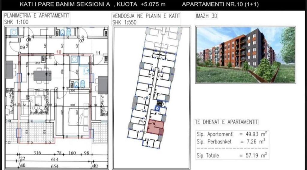 For sale Ap 1+1📌Paskuqan, LakeSide Residence, near the Paskuqan Lake - Price 1000 Euro/m2