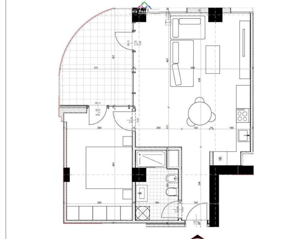 Apartament Ne Shitje 1+1 Ne Astir (ID B110579) Tirane