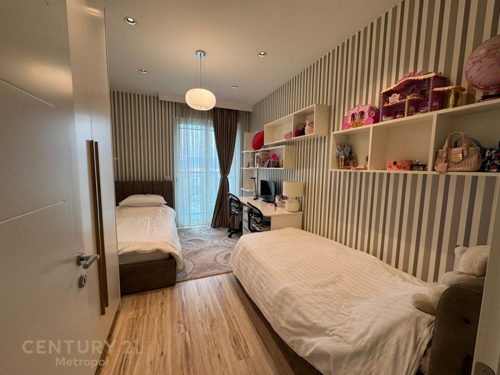 An exclusive 2+1+2 apartment is offered for sale in one of Tirana's most elite towers, Ambasador 3!