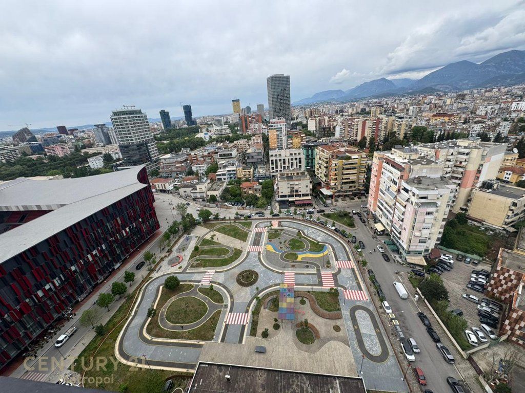 An exclusive 2+1+2 apartment is offered for sale in one of Tirana's most elite towers, Ambasador 3!