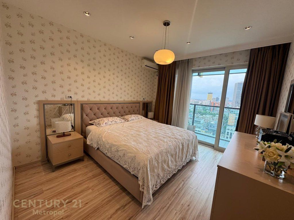 An exclusive 2+1+2 apartment is offered for sale in one of Tirana's most elite towers, Ambasador 3!