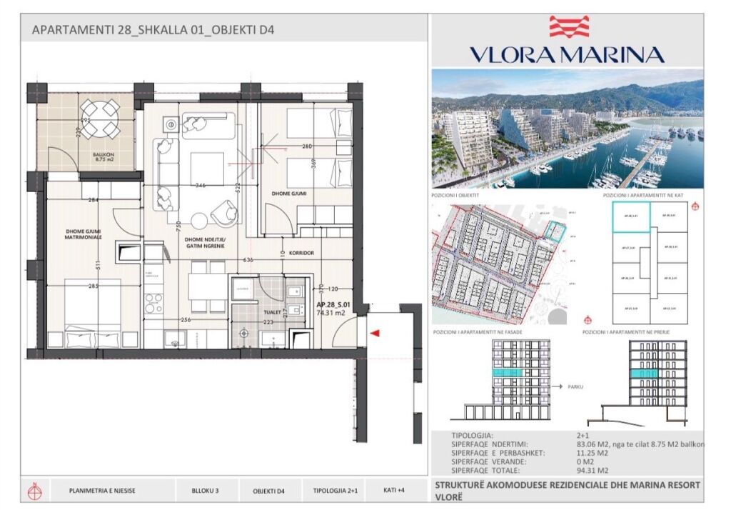Vlora Marina Shiten Apartamente Nga Firma!