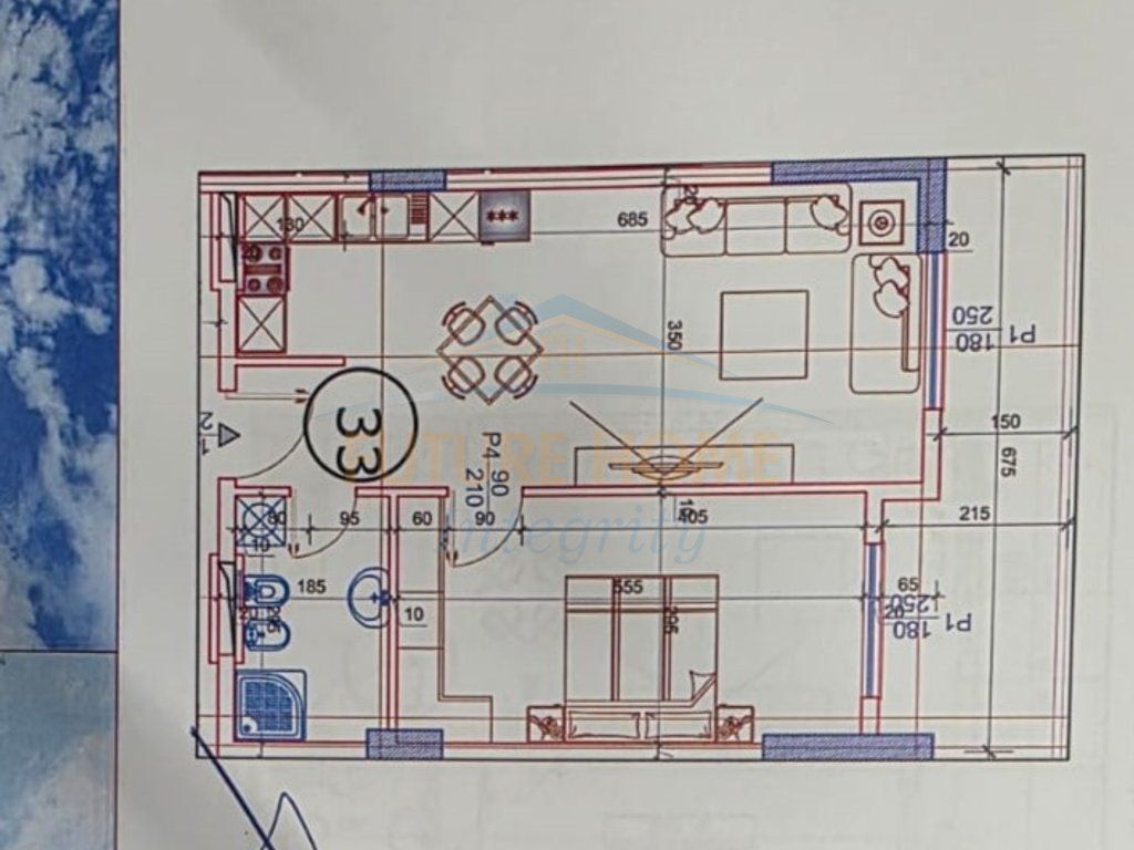 Shitet, Apartament 1+1, Paskuqan, Tiranë.