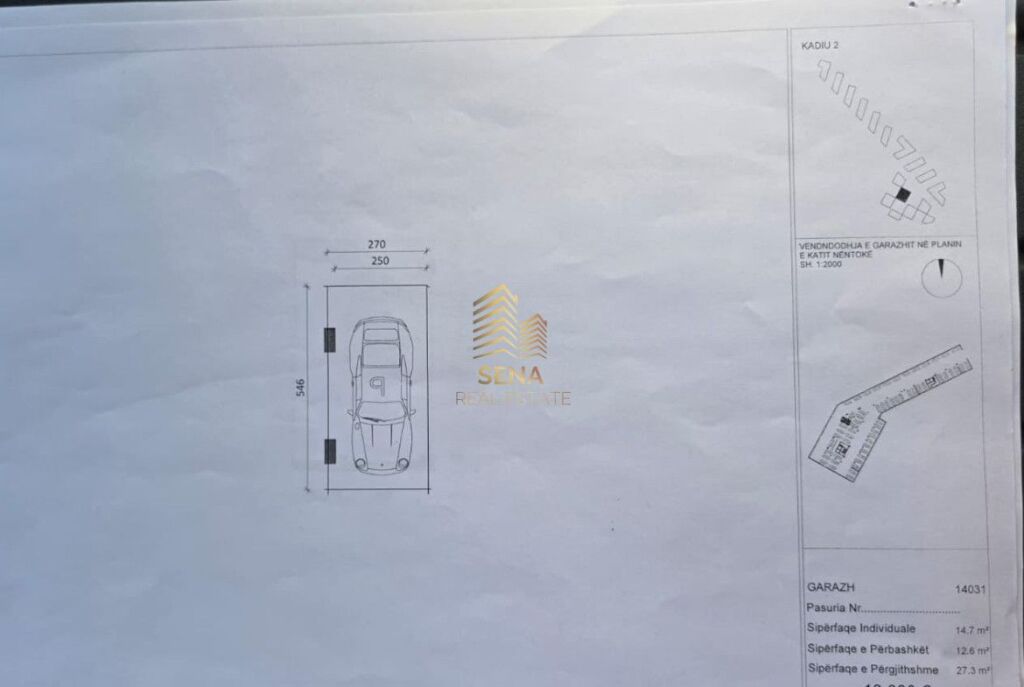 In vendita, 1 Posto Auto, Ali Demi- Residenza Kadiu, 600 Euro/m2