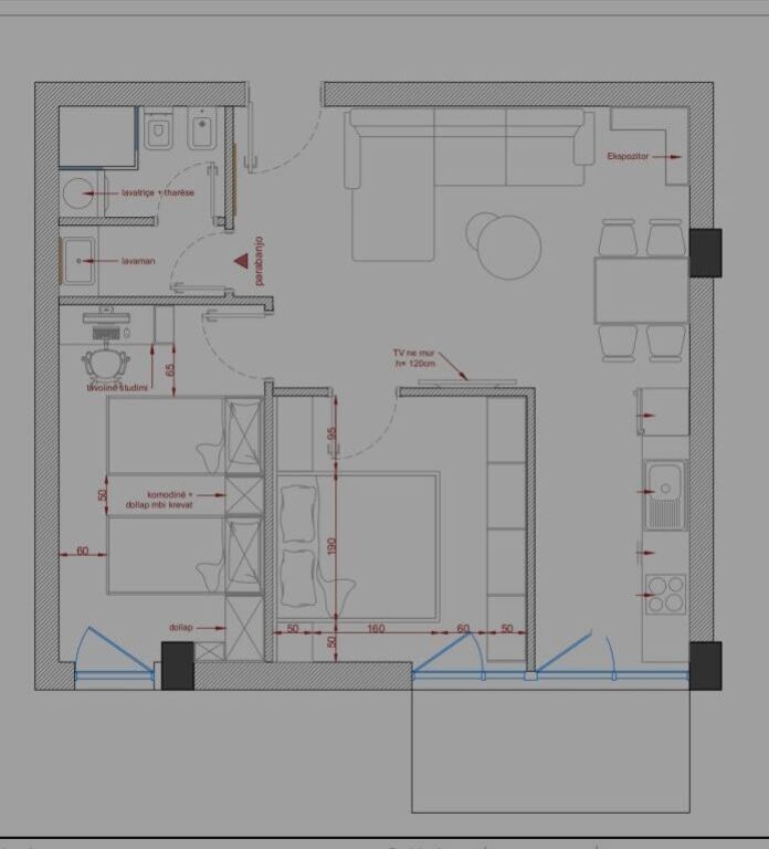 IN VENDITA APPARTAMENTO 2+1 / Ali Dem, Via Idriz Dollaku