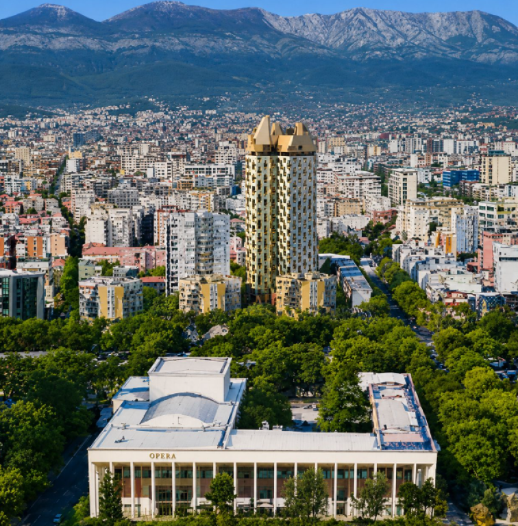 ✅ Apartament 1+1 për Shitje tek Bazaar Gate – Qendër e Tiranës