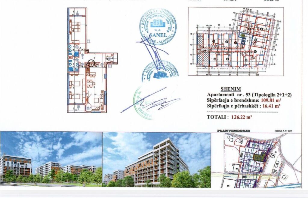 APARTAMENT 2+1+2 PËR SHITJE PASKUQAN