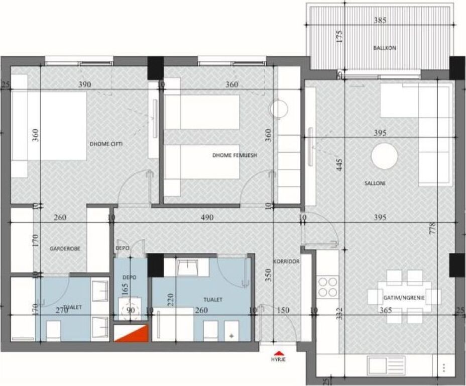 🏢Shitet apartament 2+1 te rezidenca Diellon 2 – Paskuqan🔥