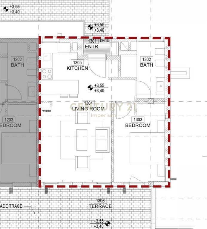 Apartment 1+1 on the First Floor, Lura 5!